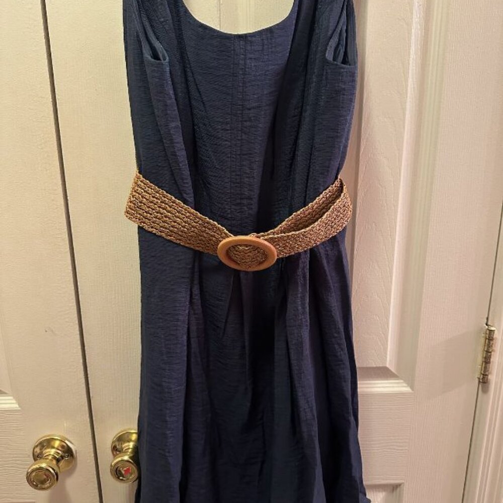 Nine West Cocktail Navy Blue Dress